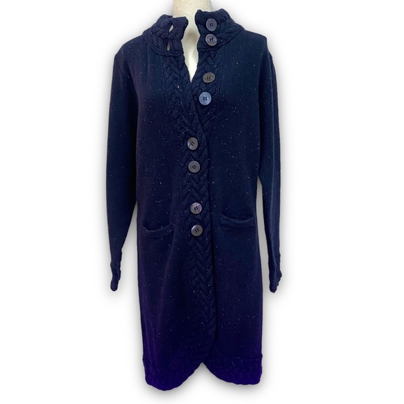 Wool & Cashmere Coat Irelands Eye Size Large - Picture 1 of 7